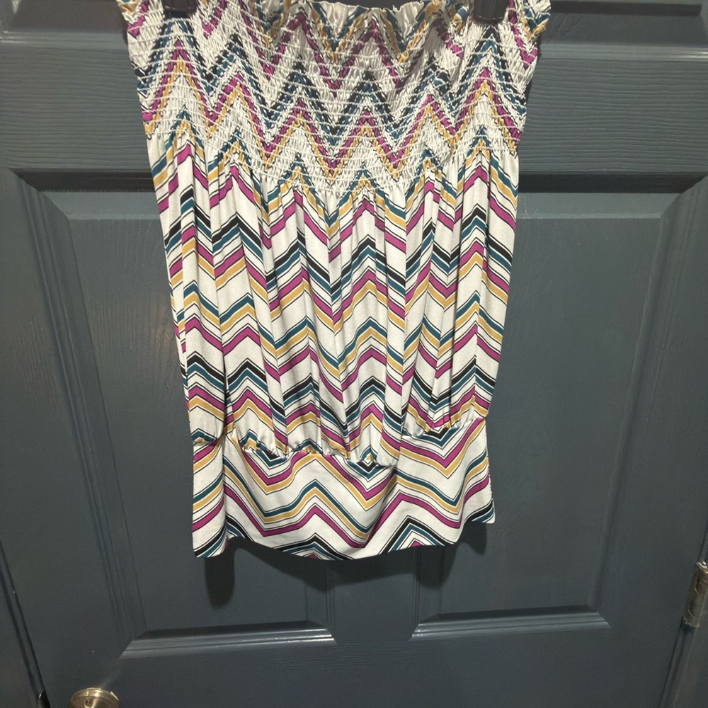 Candie's Multicolor Chevron Top